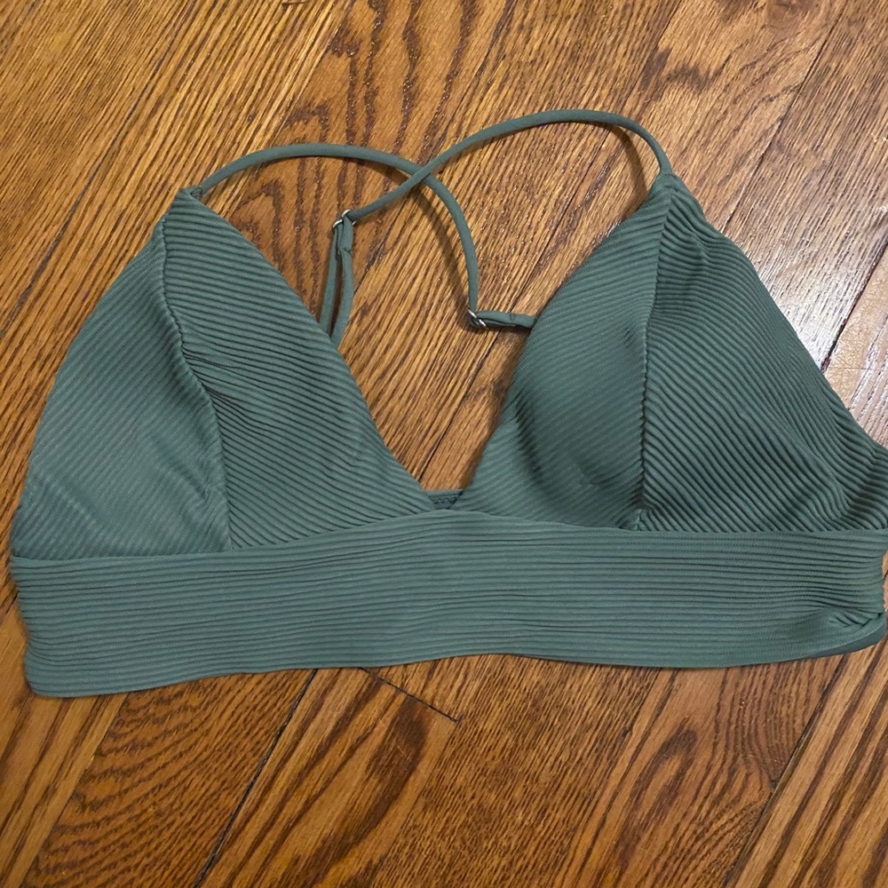 Army Green Bikini Top 👙
